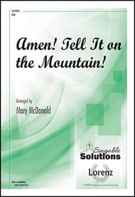 Amen! Tell It on the Mountain! SAB choral sheet music cover Thumbnail